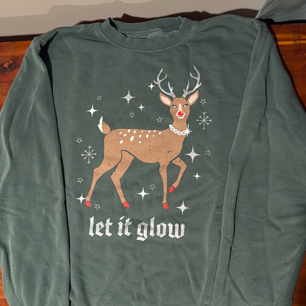 Living Fully Co Sweatshirt “Let It Glow”